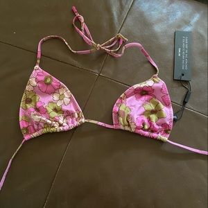 NEW SMALL VINCA TRUDY triangl bathing suit, never warn with tags still on!